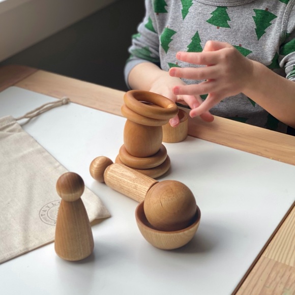 Montessori Toddler Wood Toy Play Kit - Picture 6 of 6